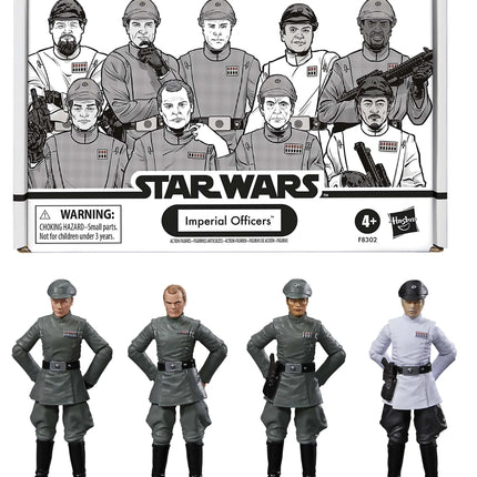 Imperial Officers 4-Pack Star Wars Vintage Collection 10 cm