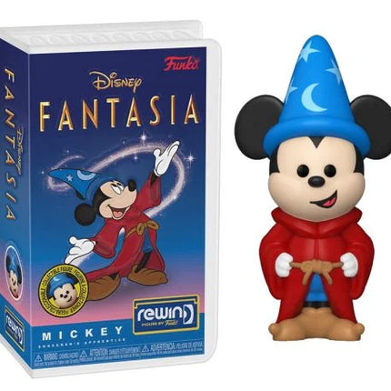 Sorcerer Mickey Mouse Disney Fantasia Figure Blockbuster Rewind 9 cm - CHASE RANDOM