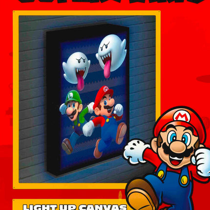 Super Mario Boo Blast Light Canvas 40X30 Cm