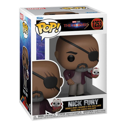 Nick Fury The Marvels Funko Pop Marvel Figure 9 cm - 1254
