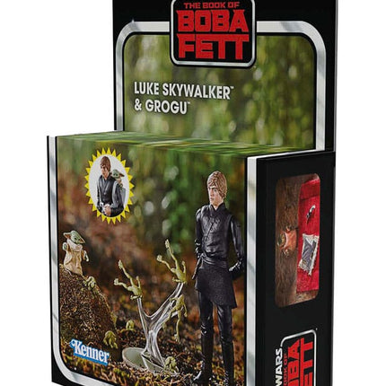 Luke Skywalker & Grogu Star Wars: The Book of Boba Fett Vintage Collection Action Figures 10 cm
