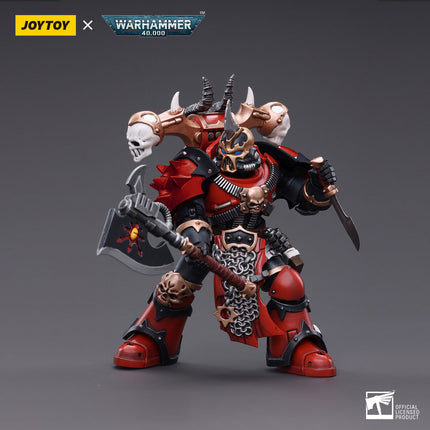 Warhammer 40k Action Figure 1/18 Chaos Space Marines Red Corsairs Exalted Champion Gotor the Blade 12 cm