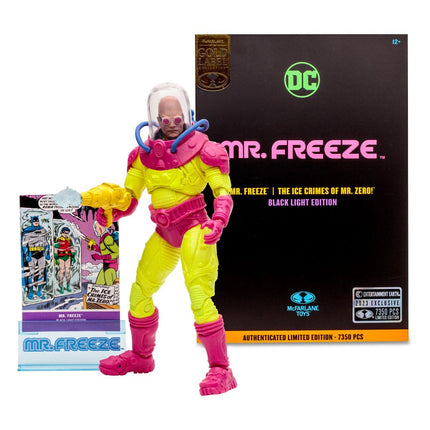 Mr. Freeze (Black Light) (Gold Label) DC Multiverse Action Figure 18 cm