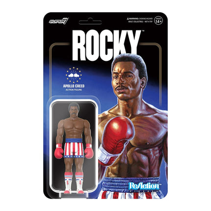 Apollo Creed Rocky ReAction Action Figure 10 cm