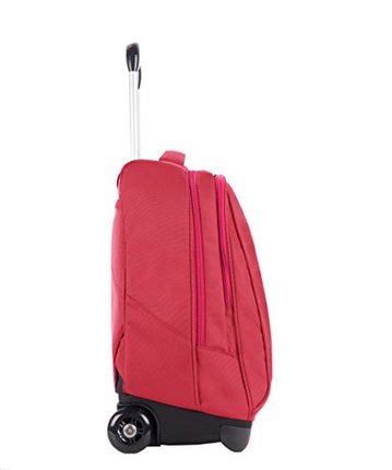 Plecak na kółkach INVICTA - TINDY- Różowy - Plecak szkolny i podróżny 36LT