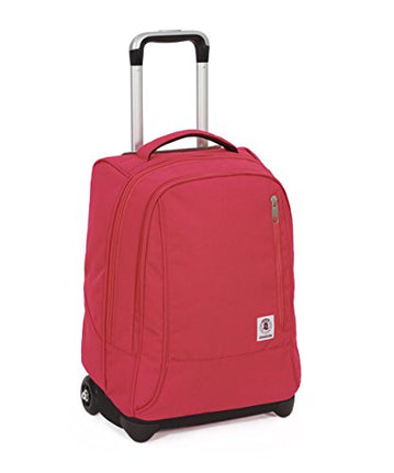 Plecak na kółkach INVICTA - TINDY- Różowy - Plecak szkolny i podróżny 36LT