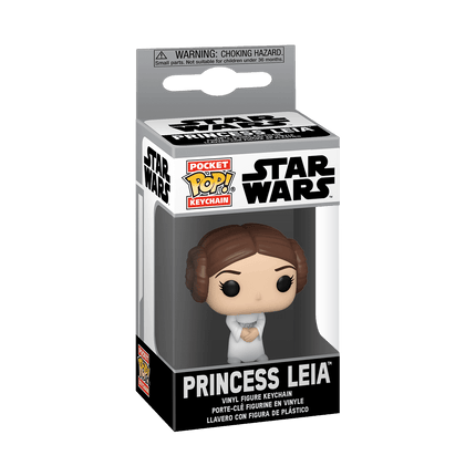 Kieszonkowy Księżniczka Leia Gwiezdne Wojny POP! Breloki winylowe Brelok 4 cm