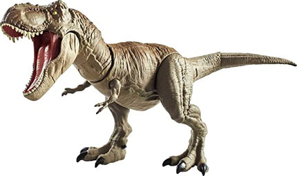 Jurassic World Dominion T-Rex niszczy i pożera figurkę 55 cm