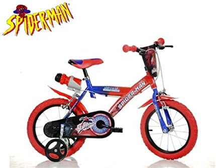 Spider - Man dinosaurio bicicleta