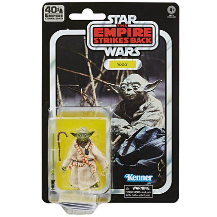 Yoda Acción Figura Serie Negra 40th Empire Contraataca Kenner Hasbro