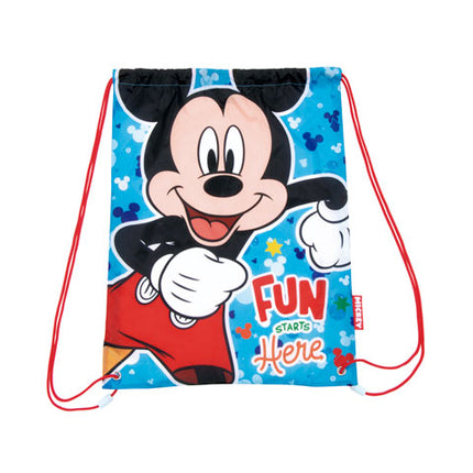 Mickey Mouse String Bag Sacca para el tiempo libre de la escuela