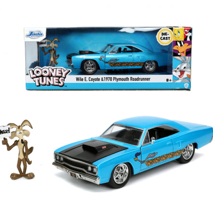 LOONEY TUNES - Road Runner and 1970 Plymouth Roadrunner - 1/24