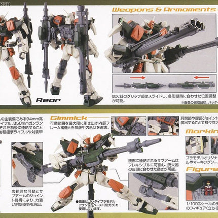 Buster Gundam Model Kit MG 1/100
