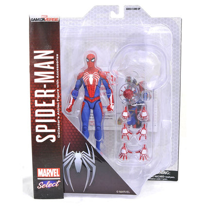 Marvel Select Action Figure Spider-Man-Spel, PS4 18 cm