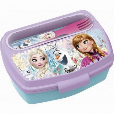 Frozen Lunchbox ze sztućcami Disney Children's Nursery
