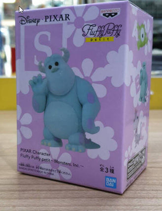 Disney Pixar Fluffy Puffy Petit Minifigurka Sulley (Monsters Inc.) 5 cm