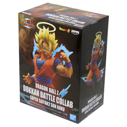 Fantastische Saiyan 2 PVC-Bildsäule von Goku Angelo Dragon Ball Z Dokkan Battle 15 cm.