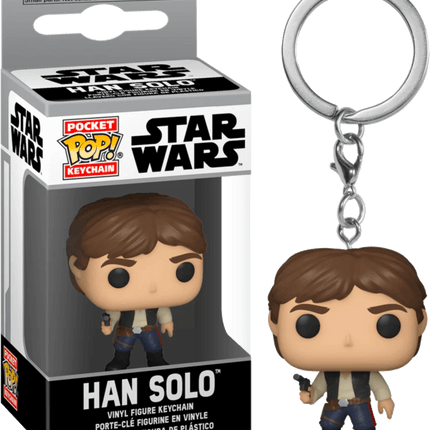 ¡Han Solo Star Wars Pocket POP! Llaveros de vinilo 4 cm Portachiavi