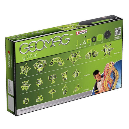 Geomag Glow-104 Piece Set Magnetic Construction Fluorescent
