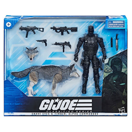 GI Joe Classified Series Figurka 2-pak 2021 Snake Eyes &amp; Timber: Alpha Commandos 15 cm