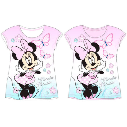 Dziewczęcy T-shirt z Myszką Minnie Disney