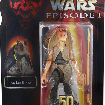 Jar Jar Binks 15 cm Star Wars Episode I Black Series Lucasfilm 50th Anniversary Figurka 2021
