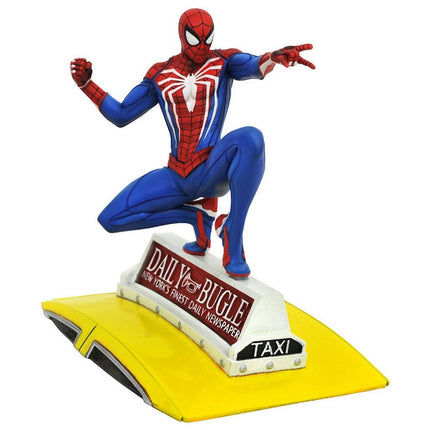 Spider-Man on Taxi Marvel Gallery PVC PS4 Diorama 23 cm