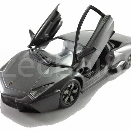 Lamborghini Reventon Nero Diecast Modellino metallo Scala 1:24 Ufficiale (3948419252321)
