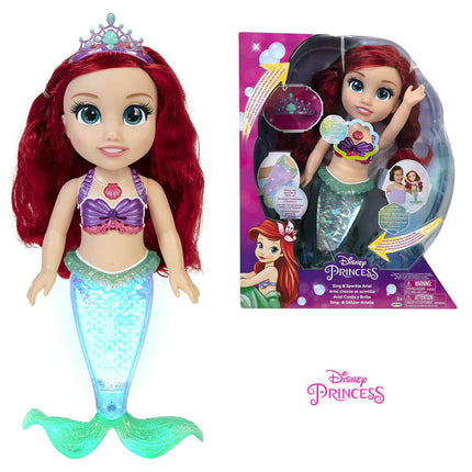 Ariel Bambolotto Toddler Disney Princess 38cm Doll With Sound and lights Disney