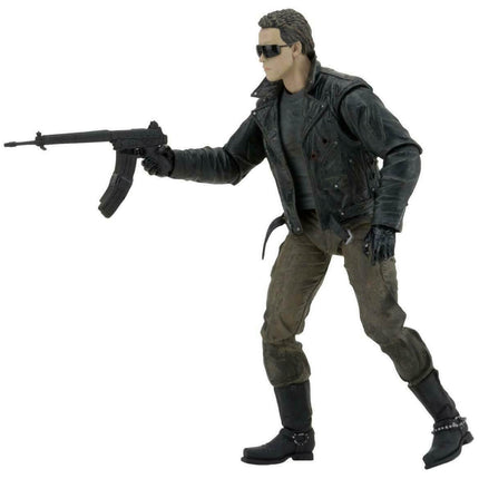 Figurka Terminator Ultimate Police Station Assault T-800 (kurtka motocyklowa) 18cm NECA 51912