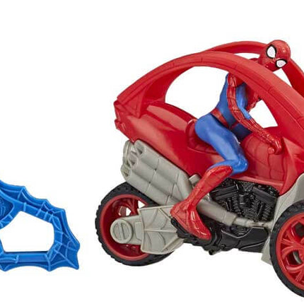 Spider-man voertuig mit Rip en Go Functie