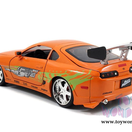 Toyota Supra 1995 Modellino in Diecast Scala 1/24 Fast And Furious (3948338151521)