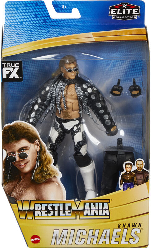 Shawn michaels elite action figure cheap