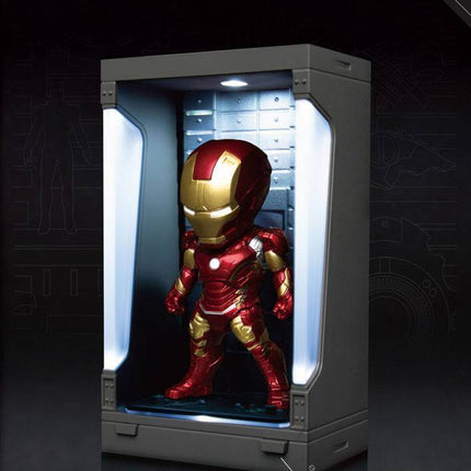 Iron Man Mark XLIII Avengers Age of Ultron Mini Egg Attack Action Figure Hall of Armor  8 cm