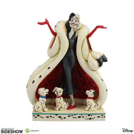 Cruella Disney-beeldje Cruella De Vil Charge van 101 21 cm