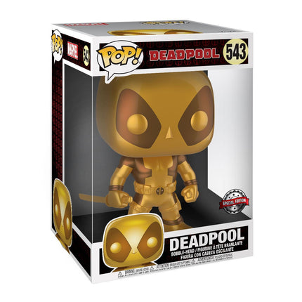 Deadpool GOLD Super Sized Funko POP! Vinyl Figure Thumbs Up Gold 25cm