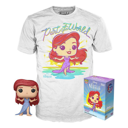 POP Małej Syrenki! &amp; Tee Box T-shirt Ariel i zestaw Funko Pop DOROŚLI