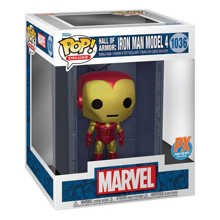 Iron Man Model 4 PX Exclusive Marvel POP! Deluxe Vinyl Figure 9 cm  - 1036