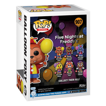 Balloon Foxy Five Nights at Freddy's Security Breach POP! Gry Figurki Winylowe 9cm - 907