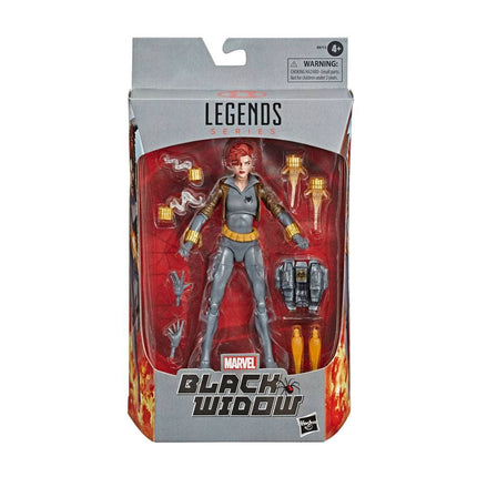 Czarna Wdowa Szary Kostium Marvel Legends Figurka 15cm Hasbro
