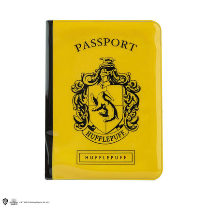 Zestaw etui na paszport i zawieszka do bagażu Harry Potter Hufflepuff