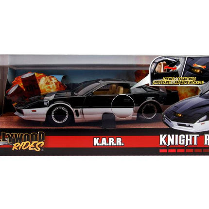 K.A.R.R. Am de Knight Rider Diecast Model 1/24 1982 Pontiac Trans K.A.R.R. avec les lumières