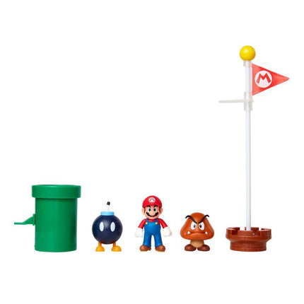 Mario Personaggio formidable 6 centimètres avec le Monde d'Accessoires de Nintendo