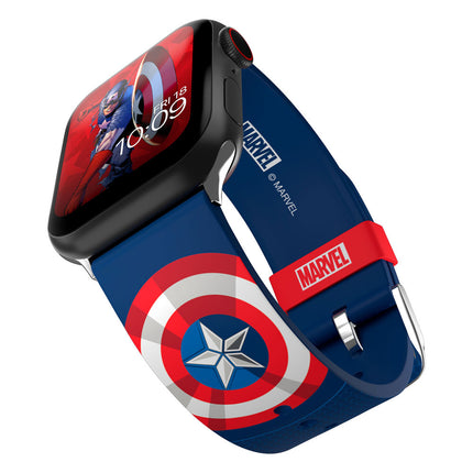 Captain America Marvel Insignia Collection Smartwatch-Wristband Cinturino