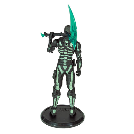 Green Glow Skull Trooper Action Figure Fortnite Fluorescent in the Dark 18 cm Mcfarlane