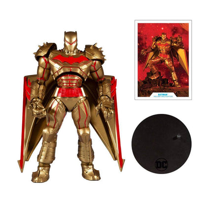 Batman Hellbat Suit (Gold Edition) DC Multiverse Action Figure  18 cm