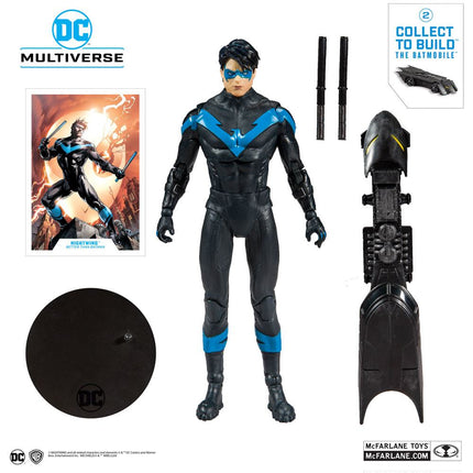 Nightwing (Mejor que Batman) DC Rebirth Build A Figura de acción 18 cm