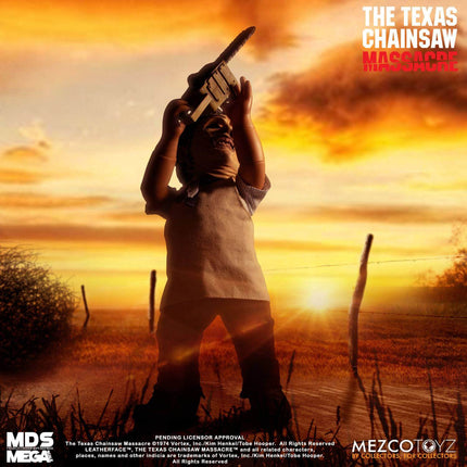 Texas Chainsaw Massacre Mega Scale Action Figure with Sound Feature Leatherface 38 cm