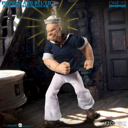 Popeye Action Figures 1/12 Popeye &amp; Bluto: Stormy Seas Ahead Deluxe Box Set