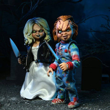 Figurka Bride of Chucky Clothed 2-Pack Chucky &amp; Tiffany 14 cm NECA 42121